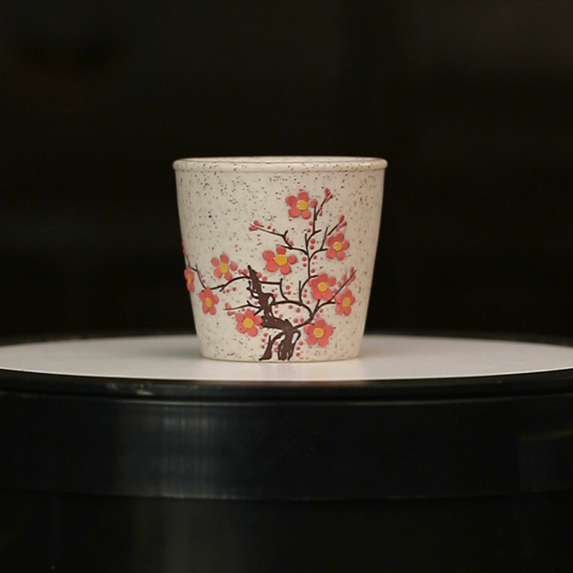 12.31a/N00040/梅花紫砂杯