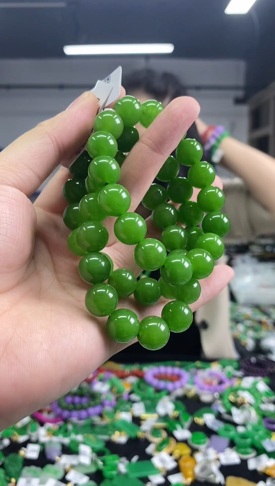 未镶嵌手链和田玉多样性发其一颜色微差