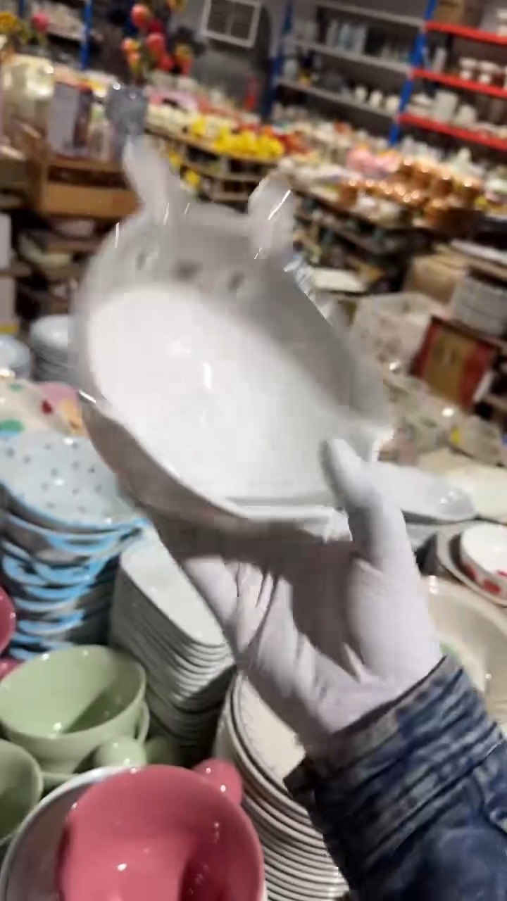 陶瓷龙猫碗 微瑕凑满20元包邮