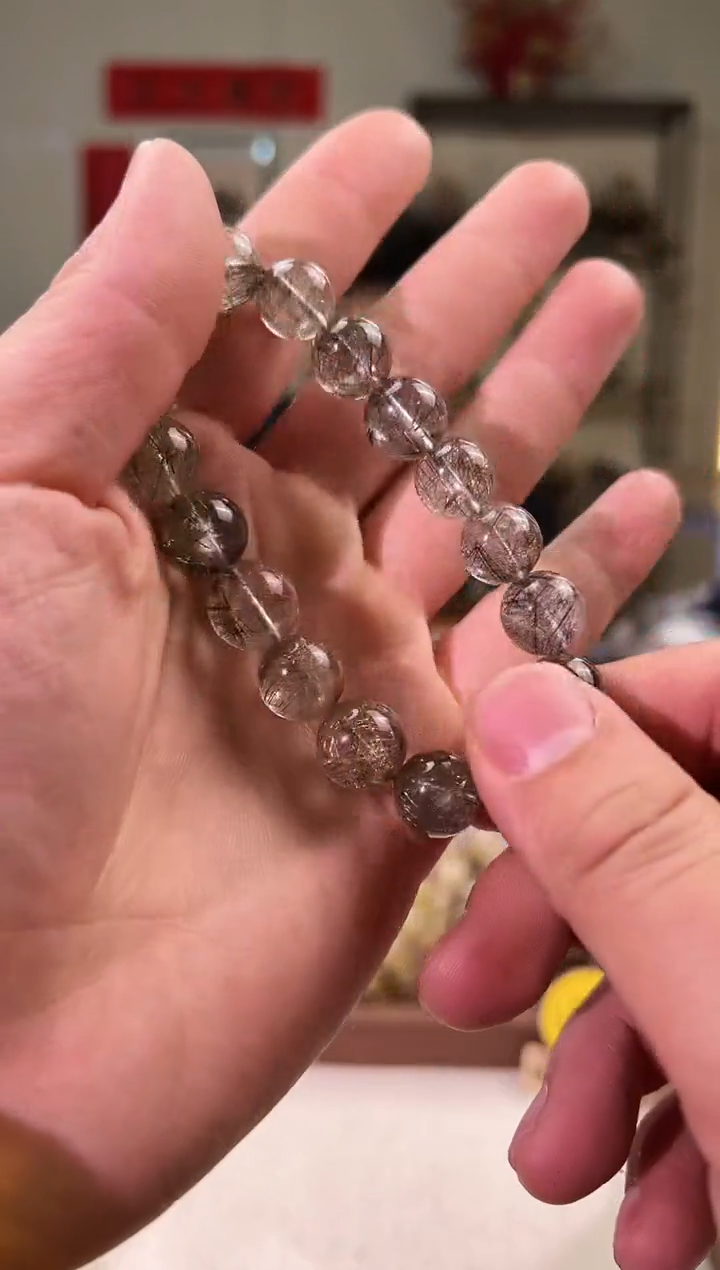 【闪购商品】发晶手串未镶嵌魔鬼银发