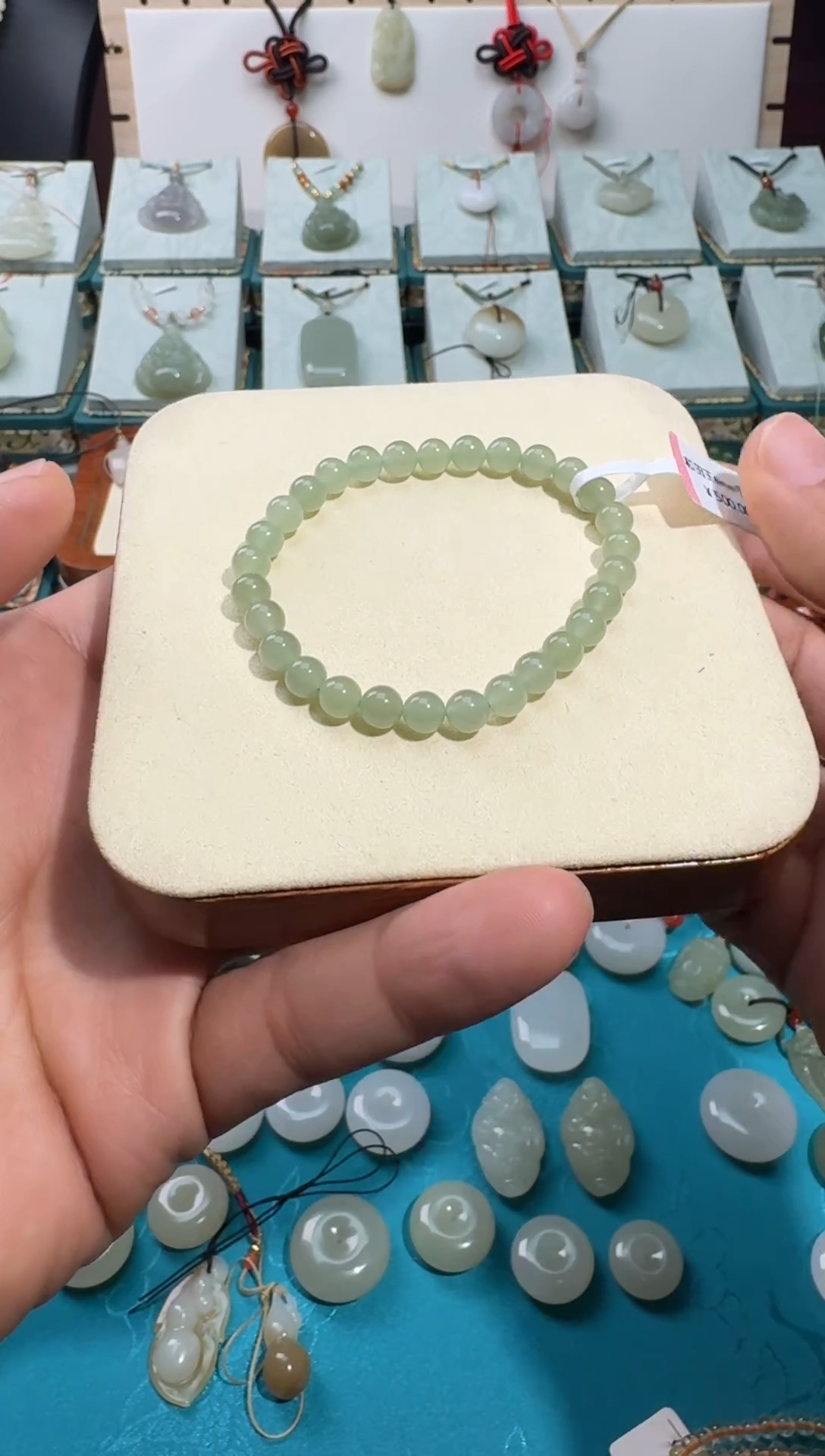 【闪购商品】和田玉颈饰未镶嵌6mm冰晴水手串