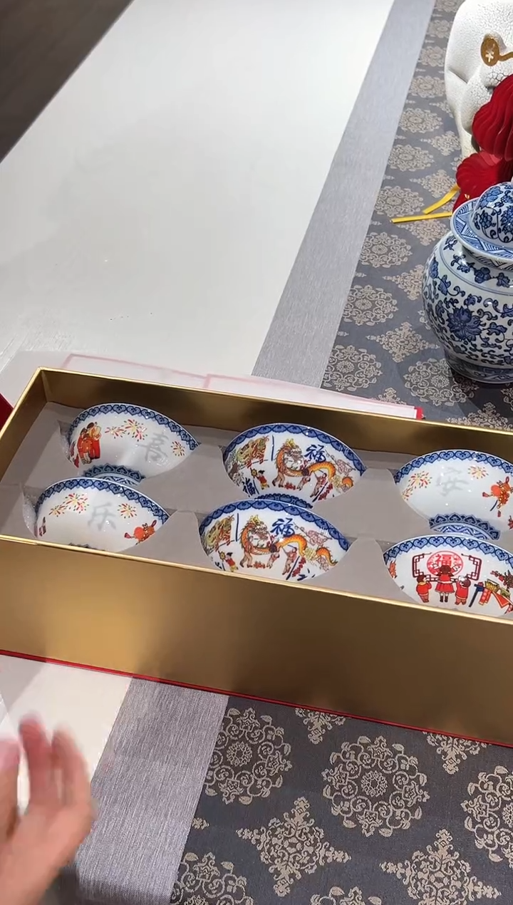 【闪购商品】其他春节申遗纪念碗-6碗