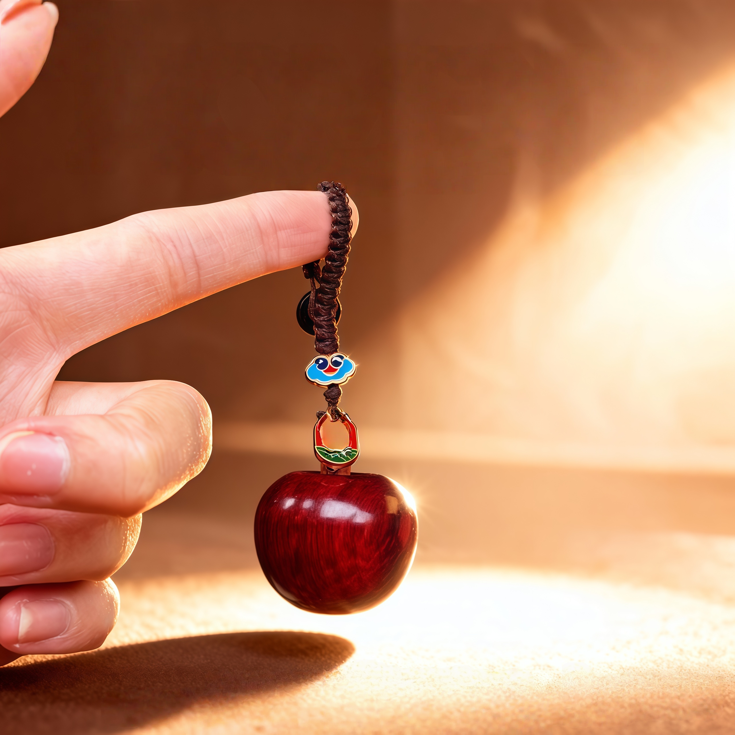 兜兜创意｜平安果钥匙扣包包文玩挂饰