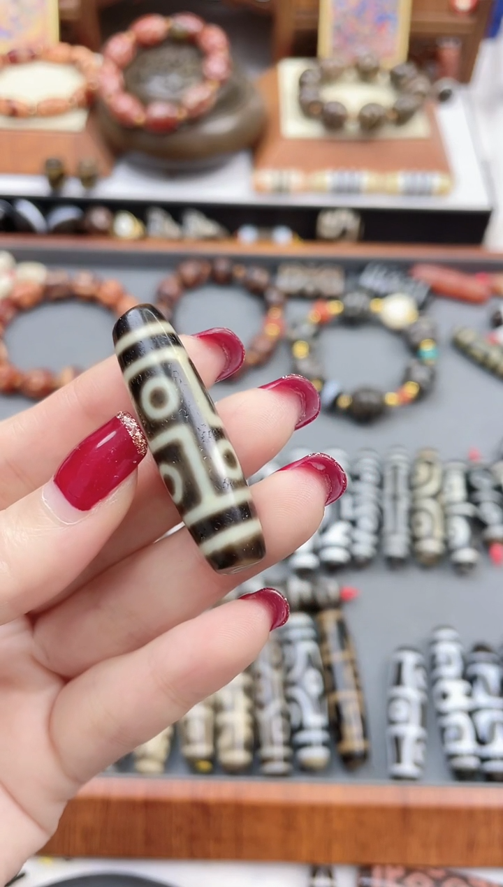 【闪购商品】玛瑙/玉髓珠珠未镶嵌牙黄六眼