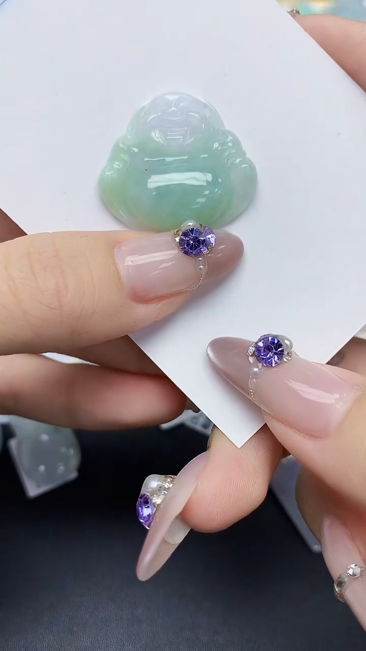 翡翠未镶嵌颈饰天然翡翠A货