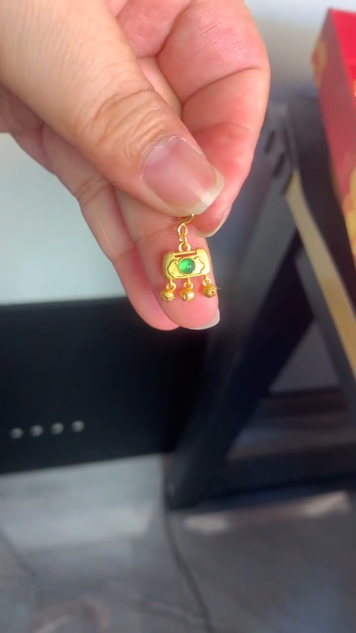 吊坠(不含链)银S925镶嵌翡翠1