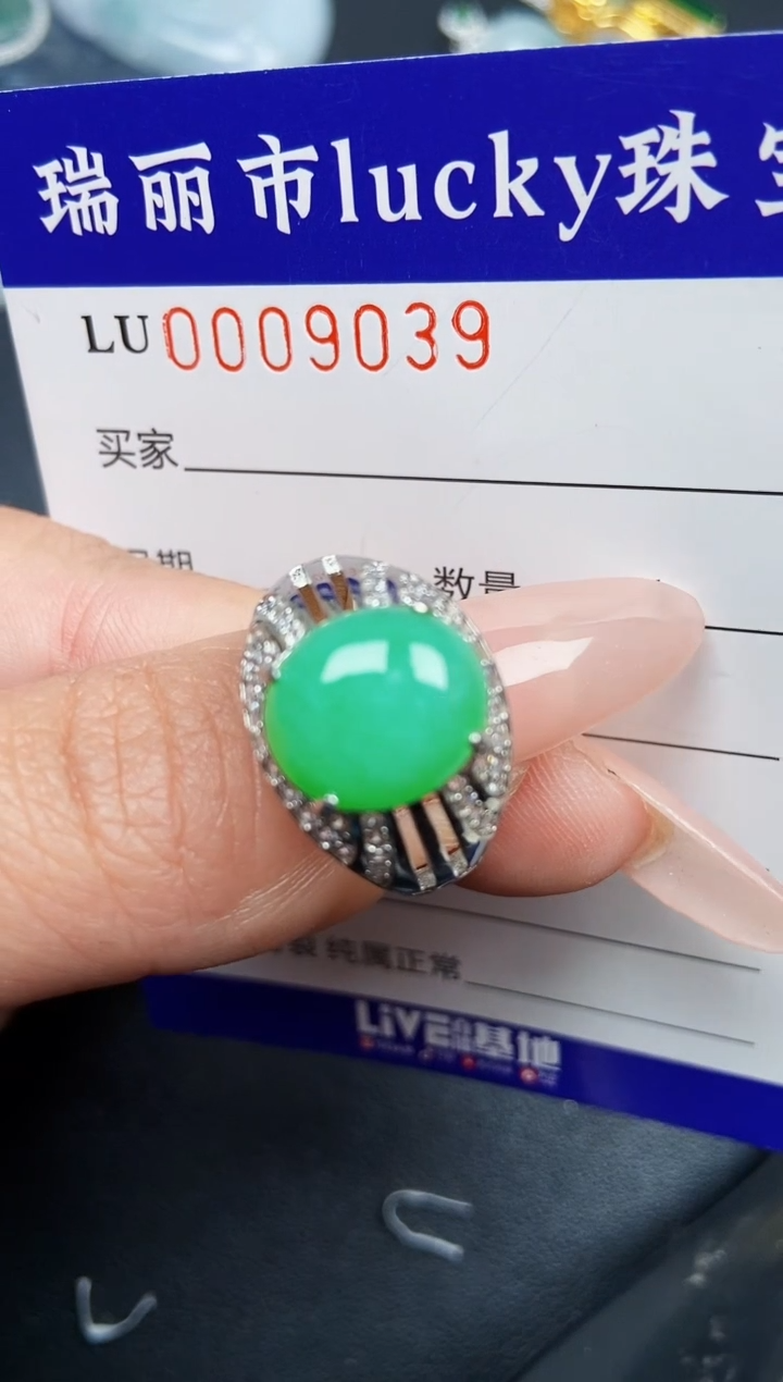 【闪购商品】翡翠颈饰银S925镶嵌9039