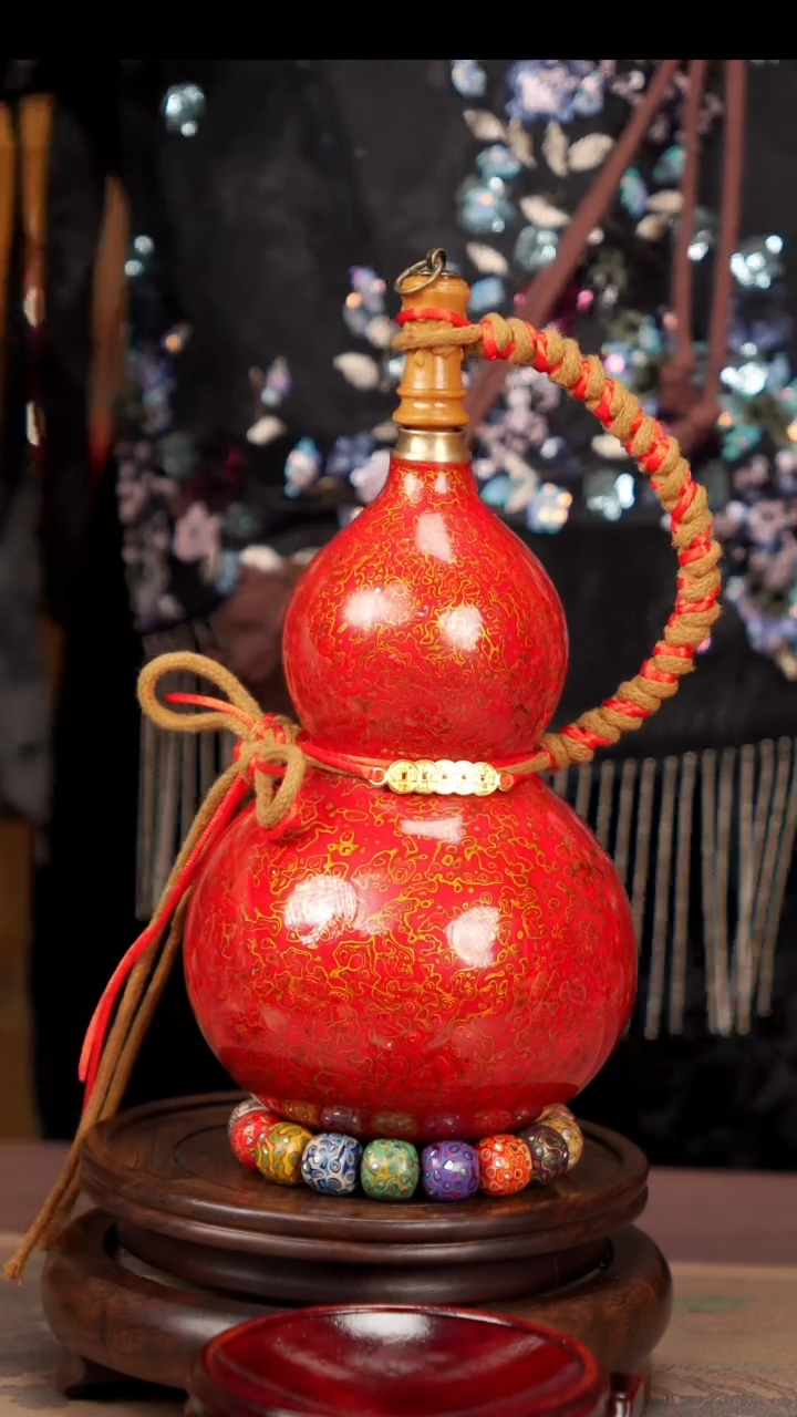 【闪购商品】68易林高端工艺大漆酒葫芦558