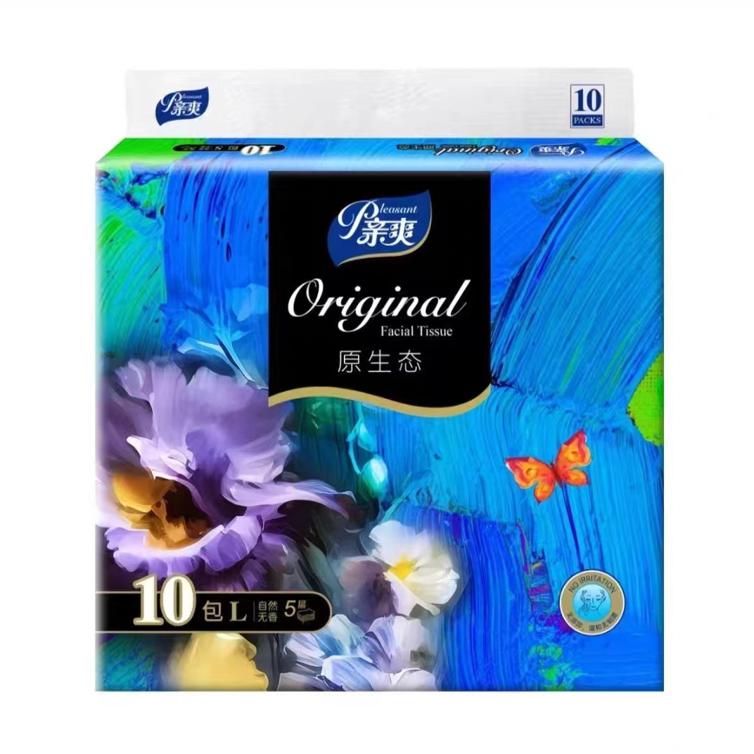 亲爽 10包 360张/包 5层纸