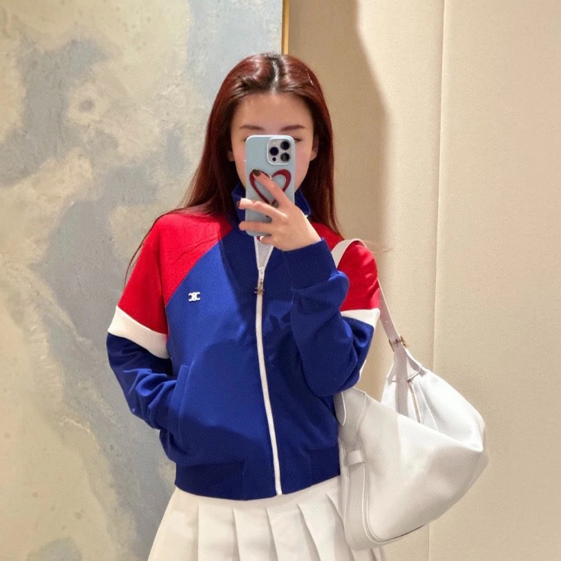 99新 AMIPARIS Celine 爆款 拼色外套