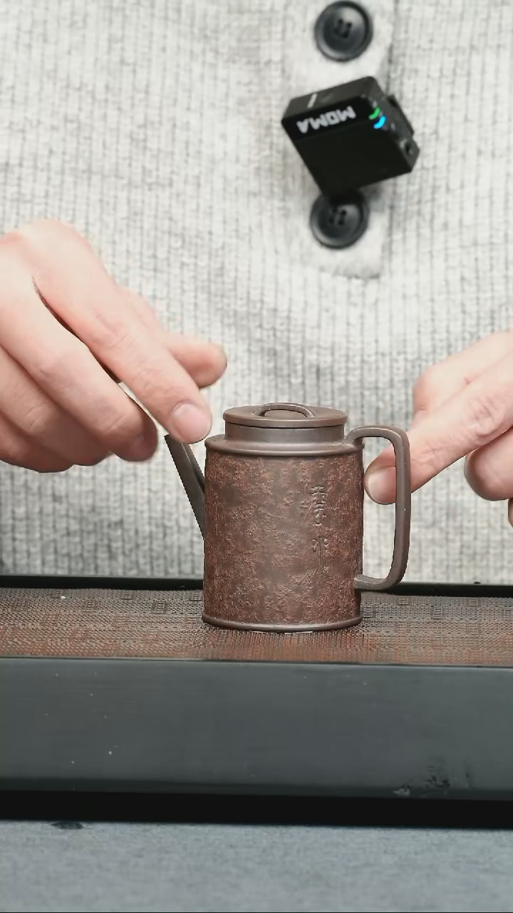 【闪购商品】紫砂茶壶五堂拾露二式-直身桶