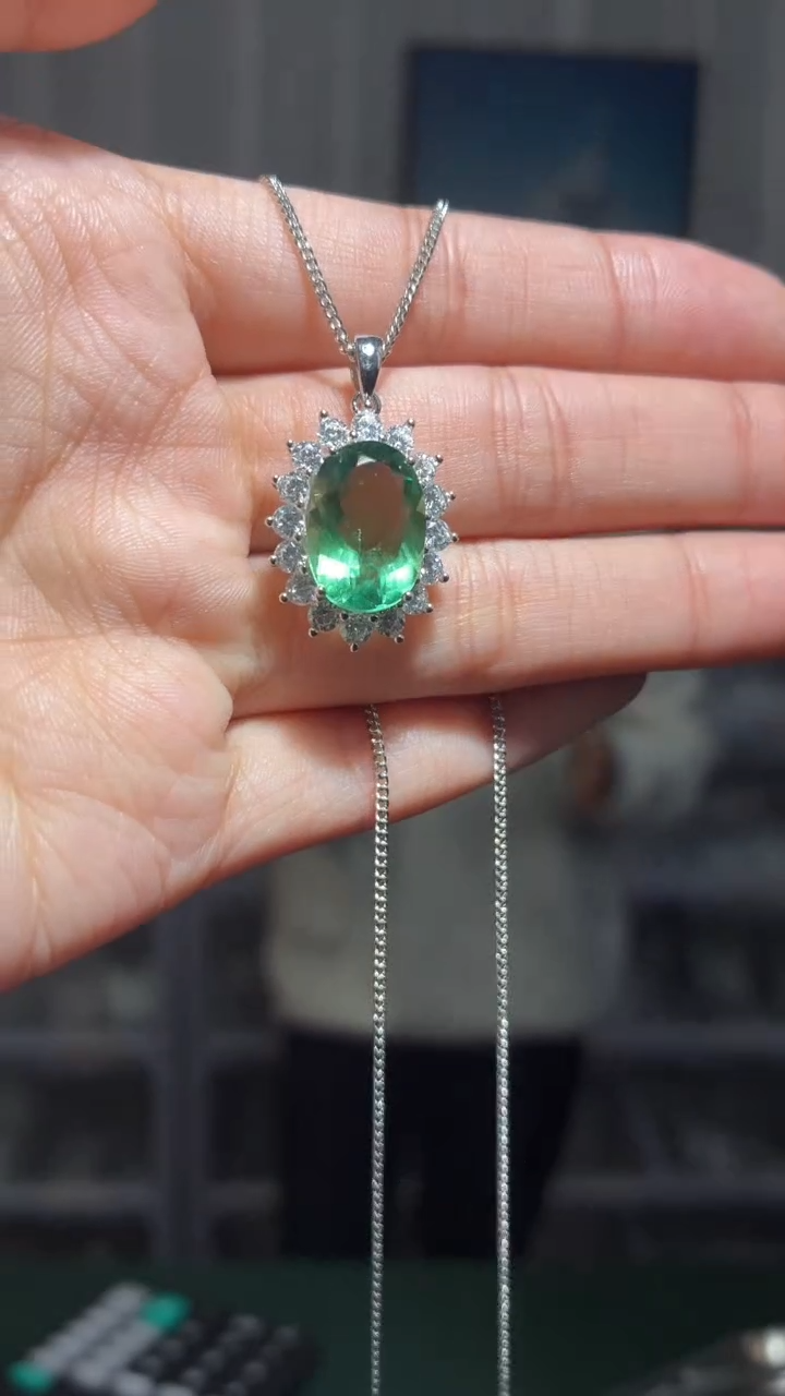 银S925镶嵌其他萤石（扎德严选）