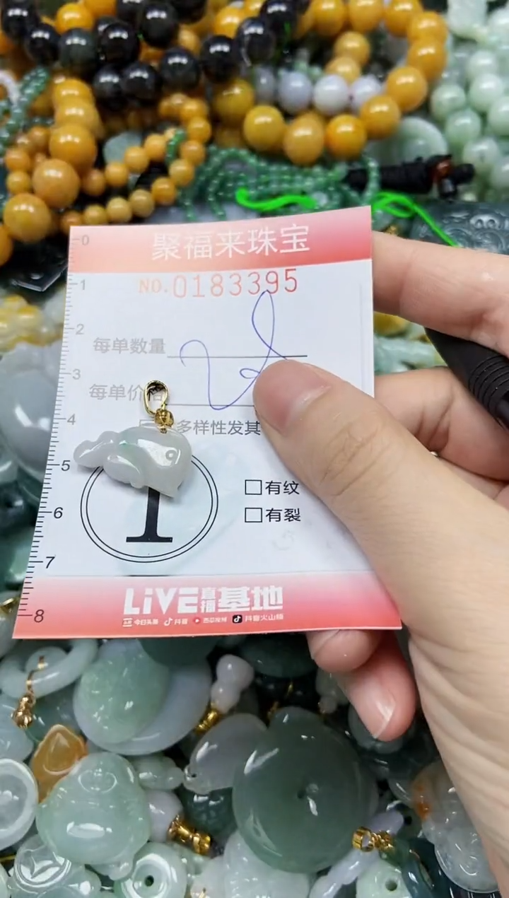 翡翠未镶嵌颈饰闪购0183395