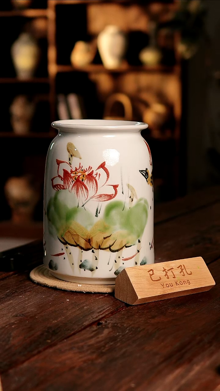 摆件22-530微瑕高度28口径15误差2已打孔