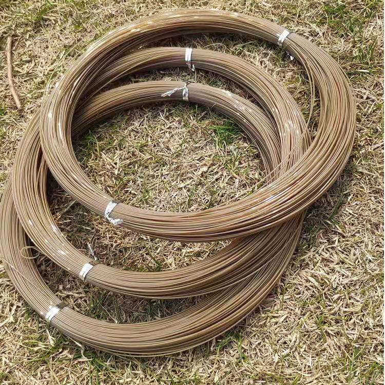 （拍三发四）户外枯草色鱼线  纯手工编织鱼线