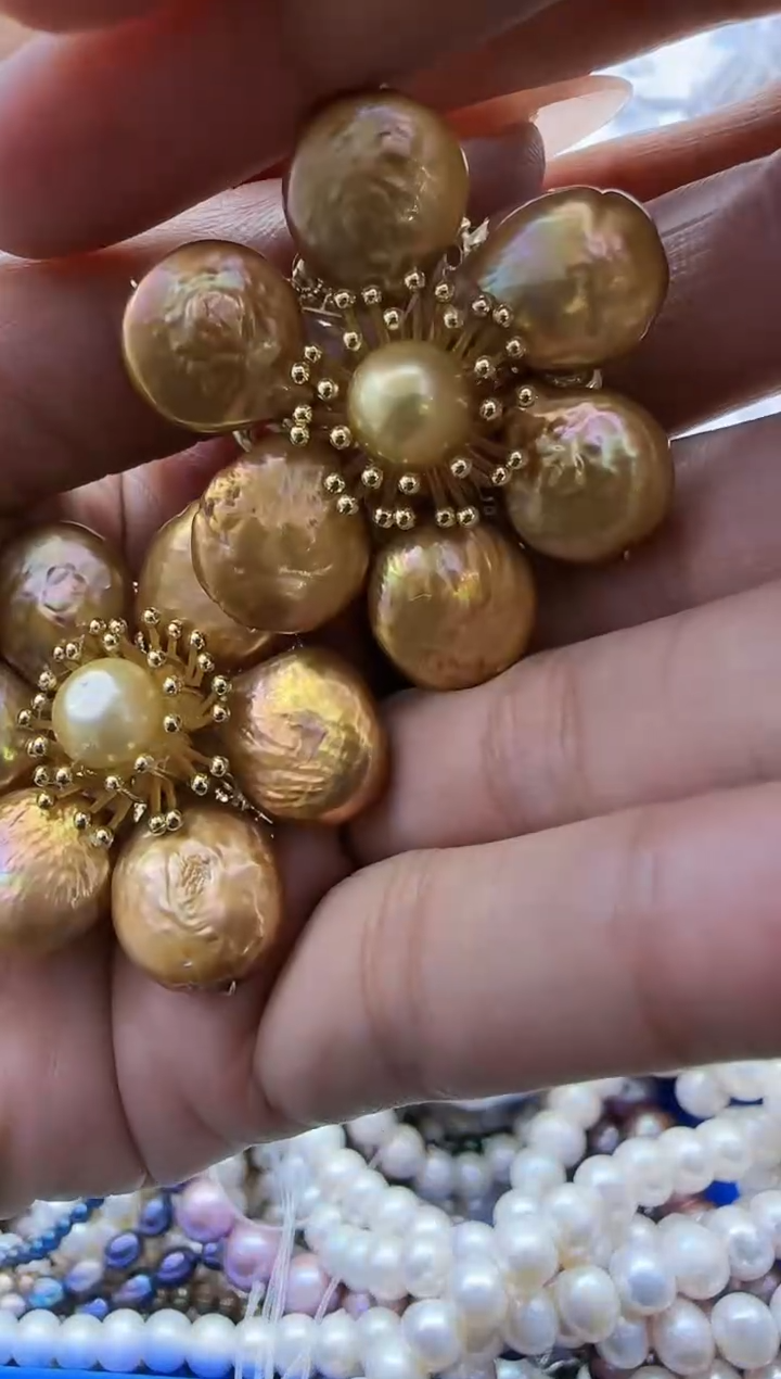 【闪购商品】淡水珍珠胸针未镶嵌210多样性发货 发其一