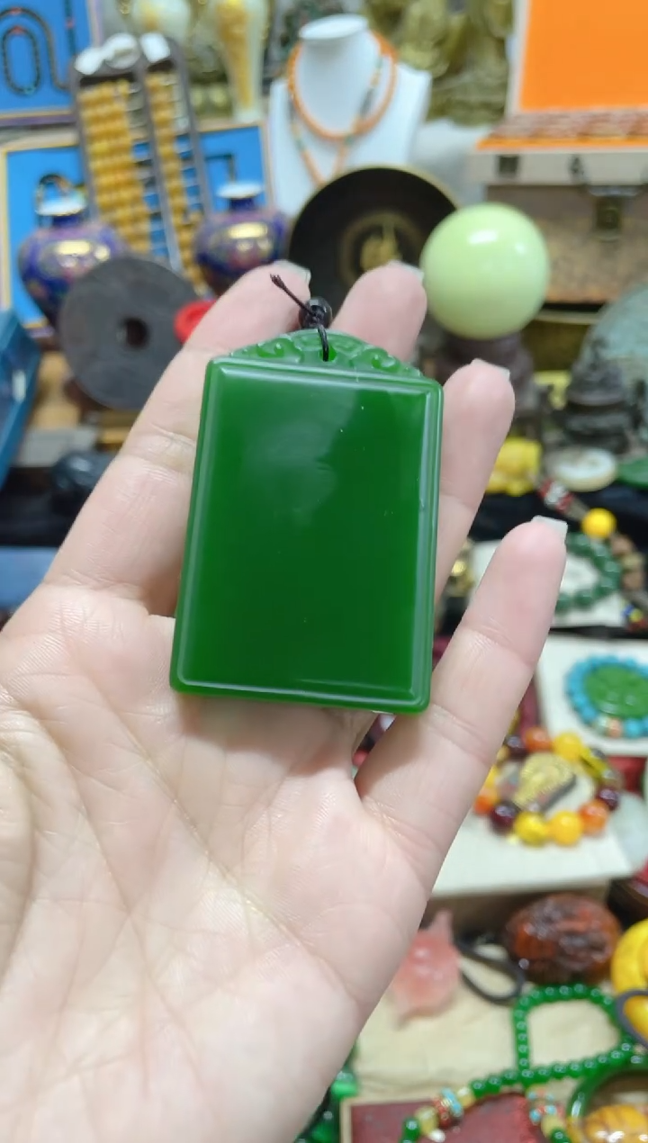 【闪购商品】和田玉（碧玉）颈饰未镶嵌主播推荐主播推荐