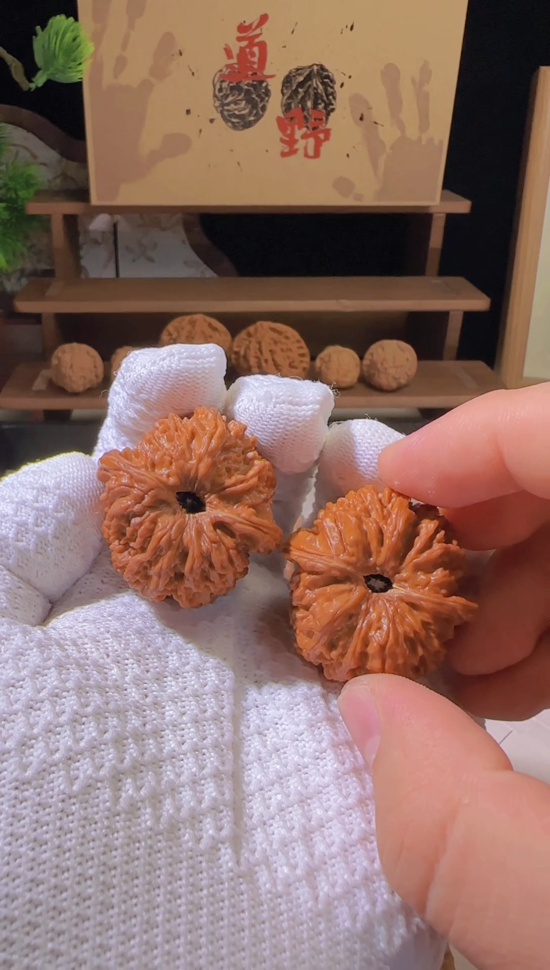 文玩核桃把件39全品137狮子头