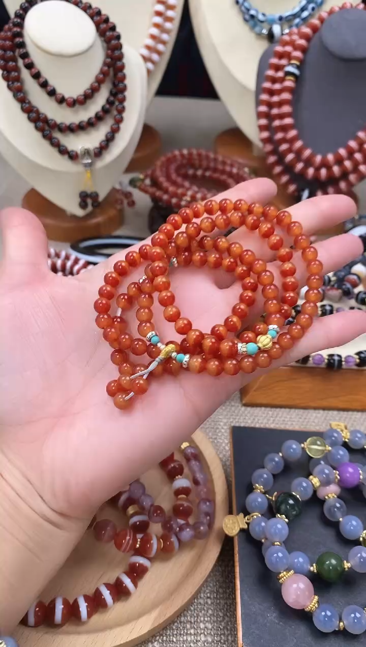 【闪购商品】玛瑙/玉髓项链未镶嵌项链