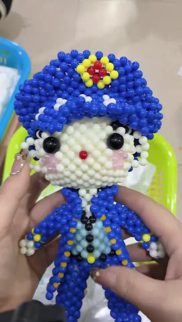 亚克力2387卡6糖果珠帽子叔叔材料包1套