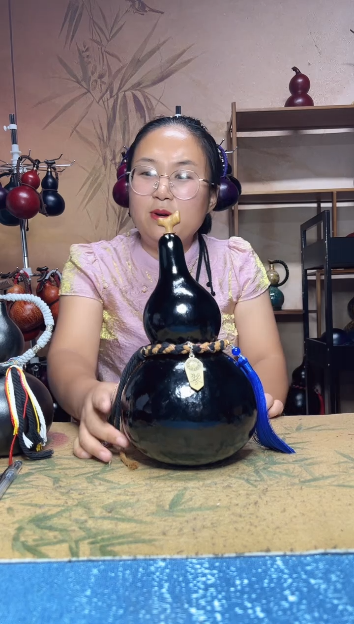 027--大漆酒葫芦--1500ml左右