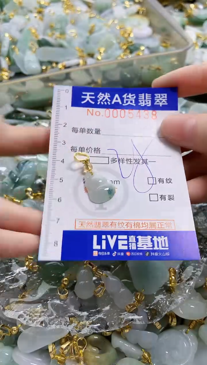 颈饰未镶嵌翡翠天然A货翡翠