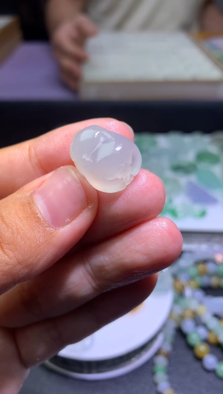 定制翡翠未镶嵌毛货