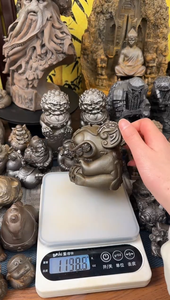 铁精致创意摆件大号吞金兽