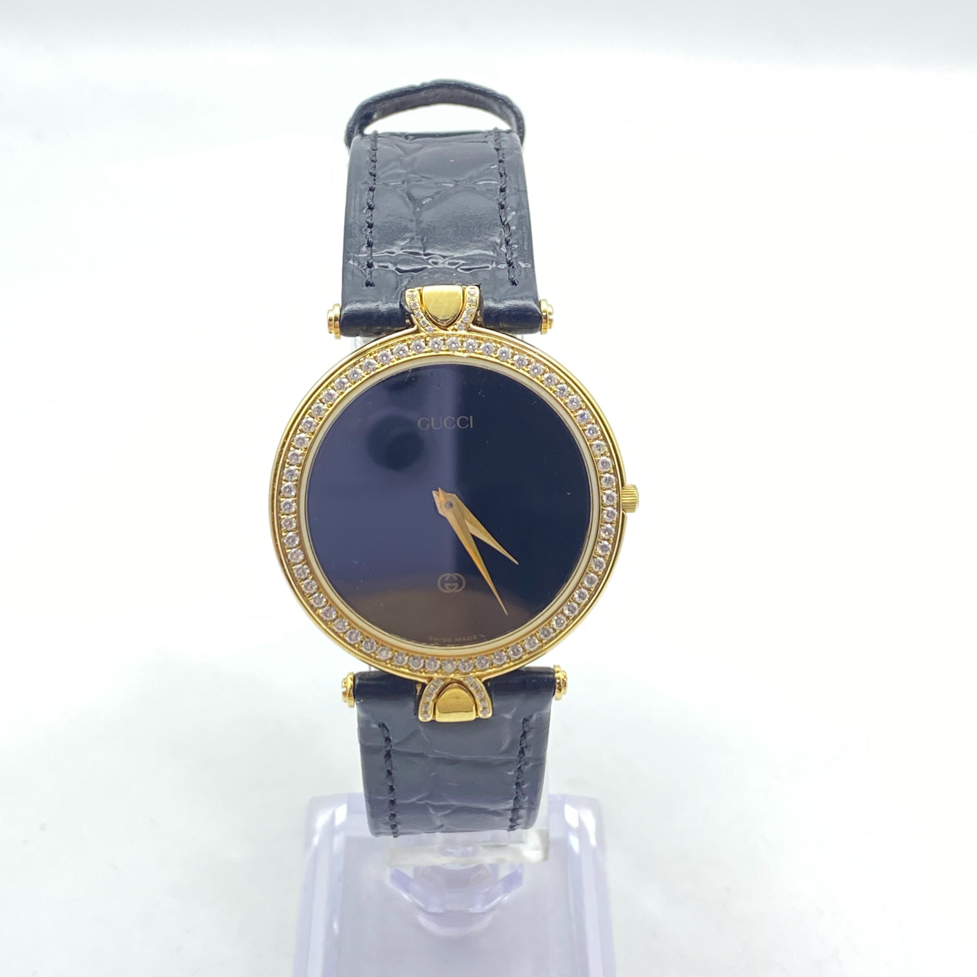 99新 GUCCI/古驰 女士系列/32MM/石英/后镶钻