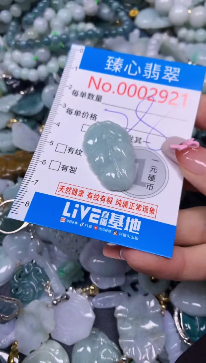 【闪购商品】翡翠颈饰未镶嵌含绳0002921