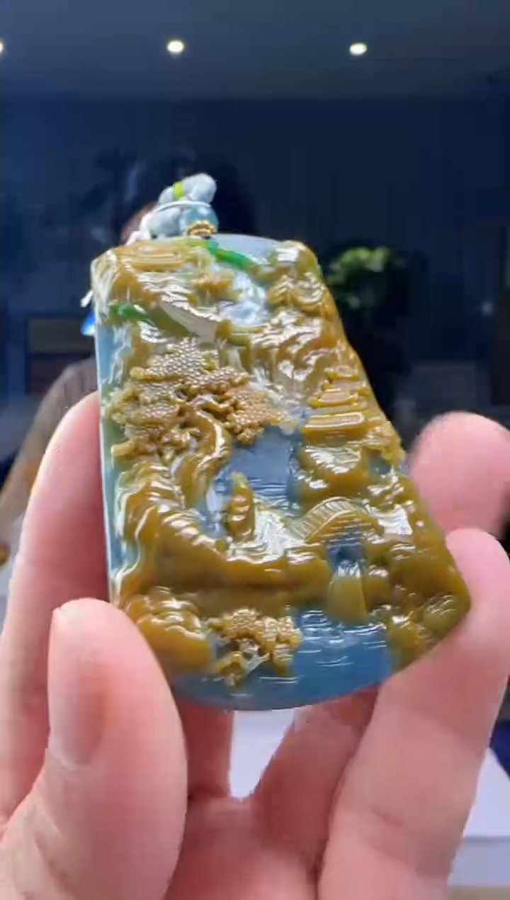 翡翠未镶嵌吊坠(不含链)AX@@960Q7J03965