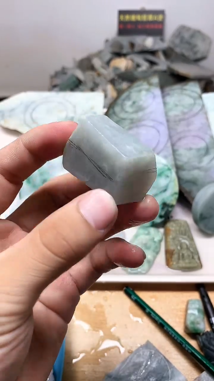 裸石翡翠天然缅甸翡翠A货02