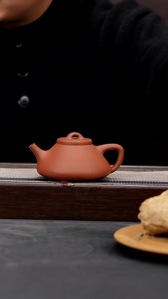 【闪购商品】紫砂茶壶紫砂红泥子冶石瓢（瑕疵）