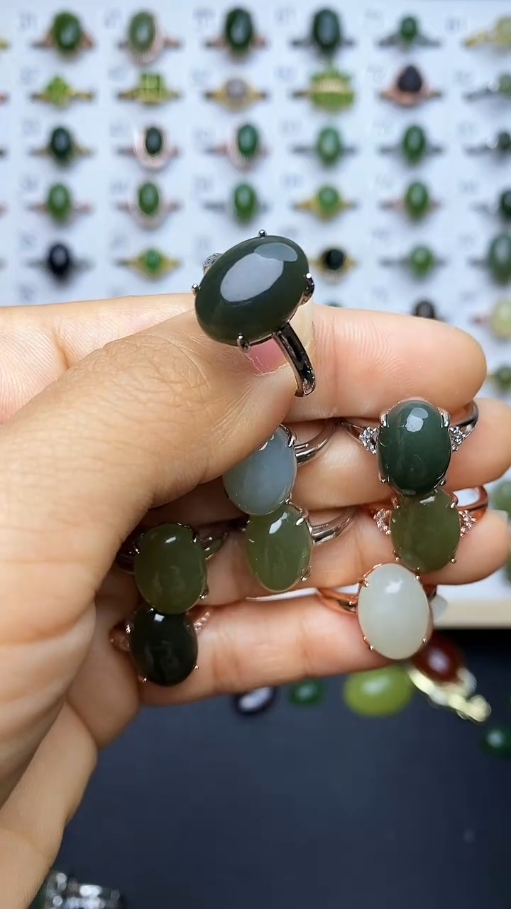 【闪购商品】和田玉戒指未镶嵌1