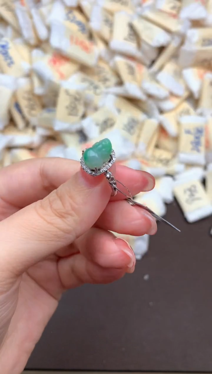 【闪购商品】翡翠挂件银S925镶嵌一