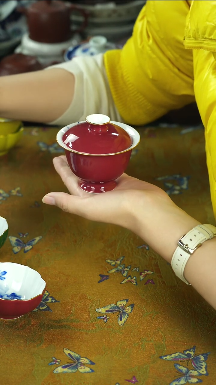 炸茶具 天冷了 围炉煮茶中~~