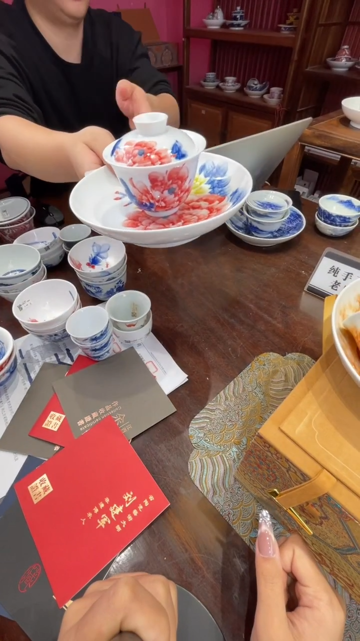 杯子瓷未*景德镇手工手绘陶瓷