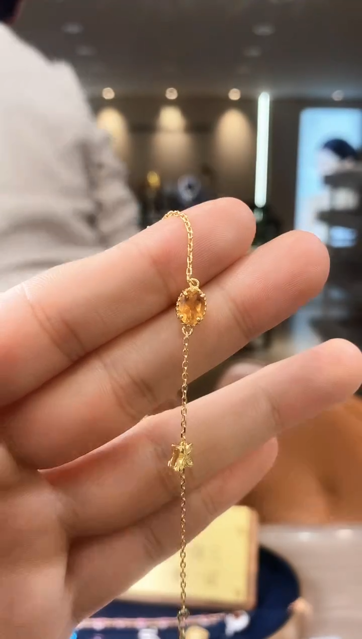 【闪购商品】水晶手链银S925镶嵌09天然宝石