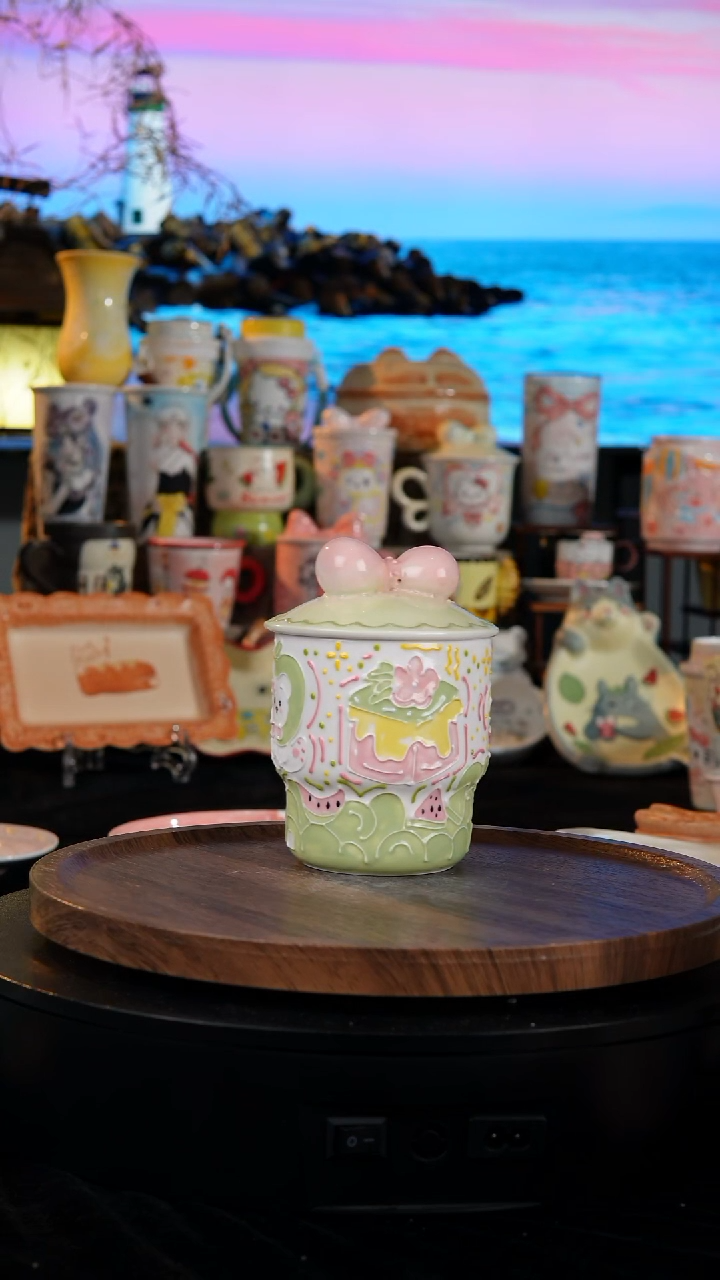 陶瓷便携款景德镇手工手绘陶瓷