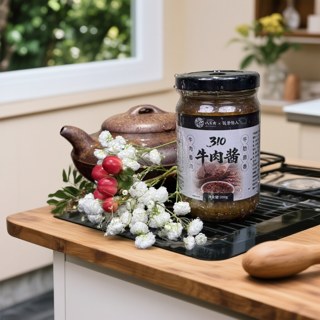 310牛肉酱，新鲜牛肉小火慢熬，紫菜提鲜，上海味道，老人小孩都喜欢