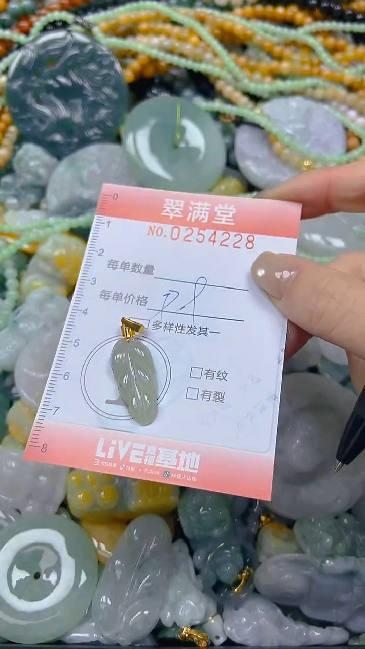 未镶嵌挂件翡翠闪购0254228