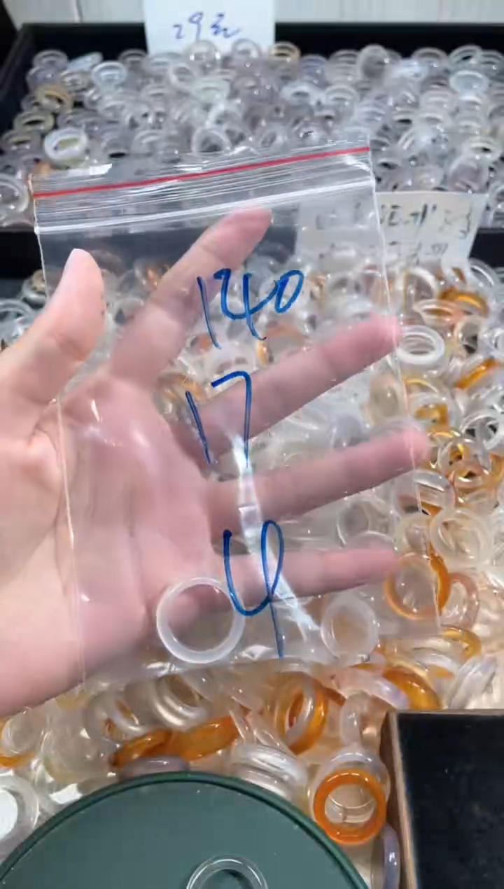 玛瑙/玉髓戒指未镶嵌140