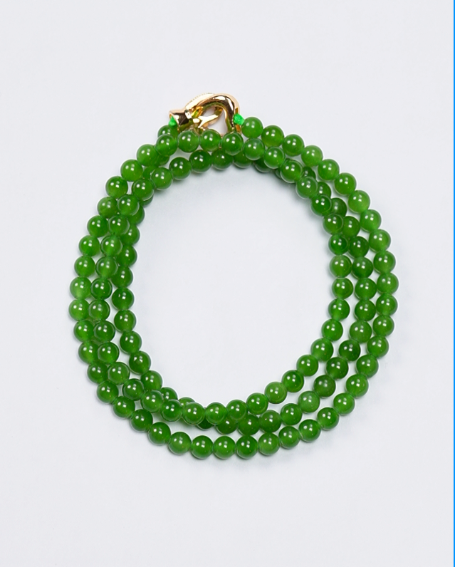 【吉玉-LJ】俄罗斯碧玉108 6mm