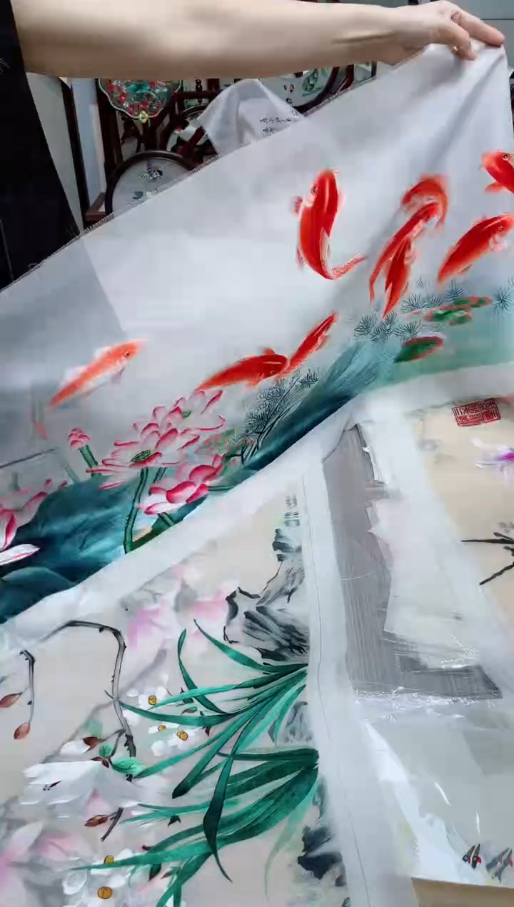 刺绣非遗纯手工双面绣