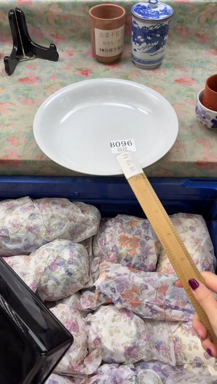 瓷片天**草       B096