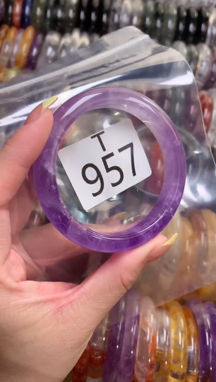 【闪购商品】水晶水晶手镯未镶嵌957-57