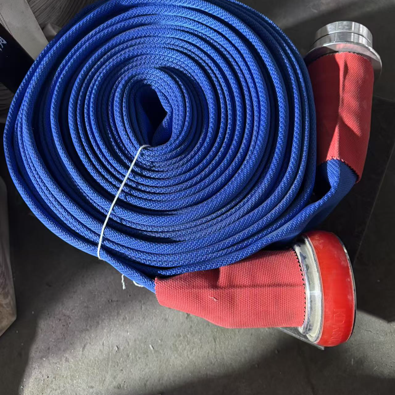 3寸20压19到20米带接头蓝色麦田浇灌水带喷灌机专用源头厂家涤纶