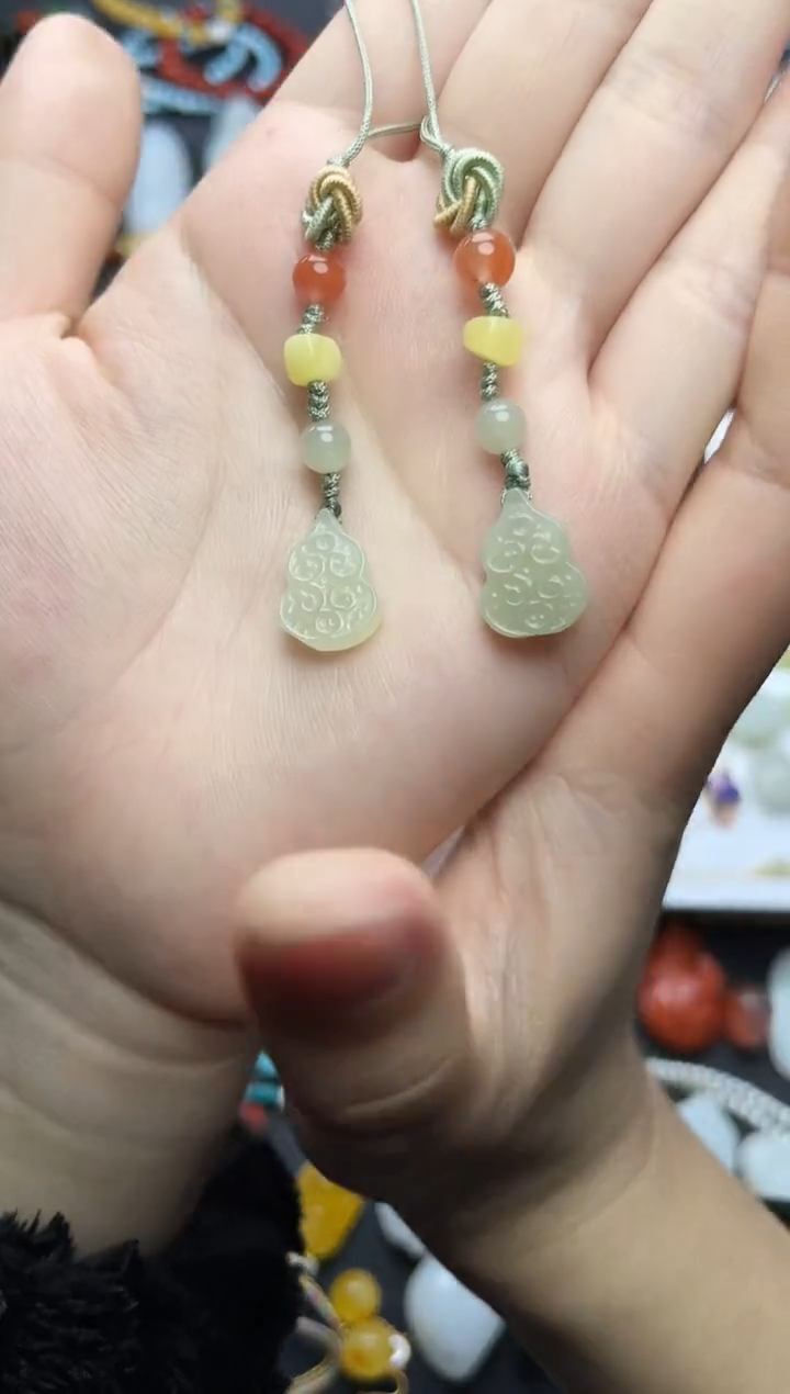 未镶嵌和田玉手机链葫芦手机挂多样性拍一发一06