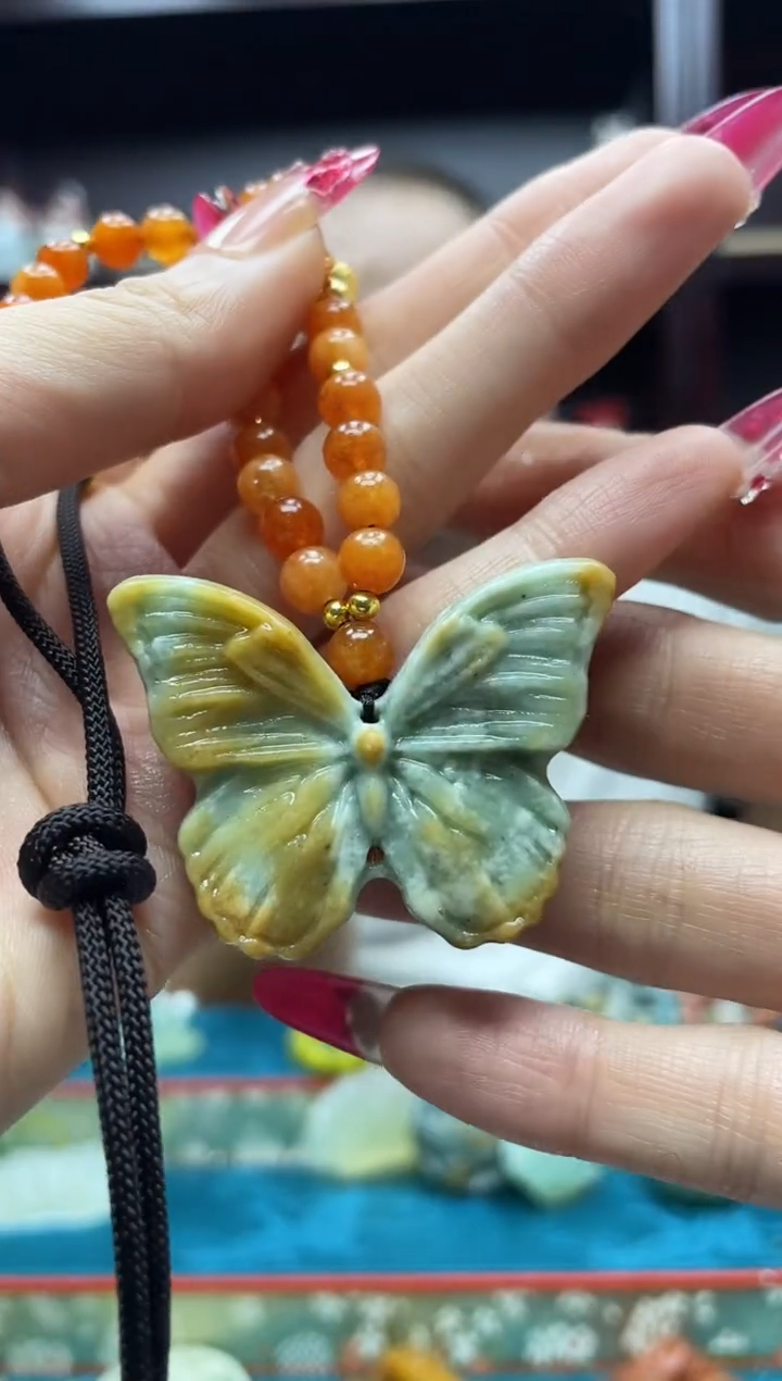 未镶嵌岫玉吊坠·