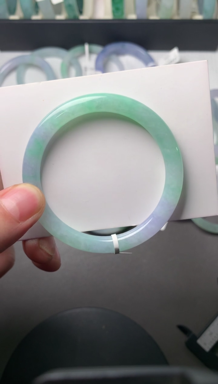 【闪购商品】翡翠手镯（圆镯）未镶嵌52.4*7.1*7.3